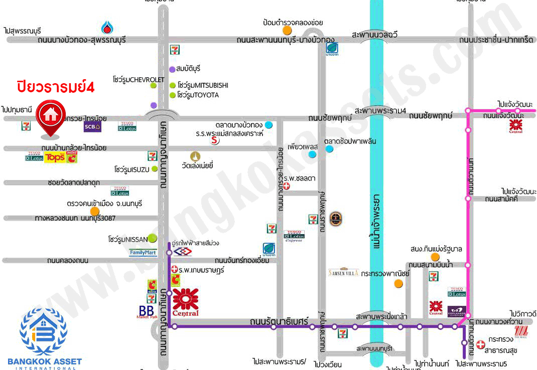 *****บ้านเดี่ยวมือสองนนทบุรี หลังมุม!  ม.ปิยวรารมย์4 บ้านกล้วย-ไทรน้อย เน้นความเป็นส่วนตัว ร่มรื่น บนเนื้อที่ 53.2 ตร.ว. พร้อมฟังก์ชั่น 3 ห้องนอน 2 ห้องน้ำ  การเดินทางสะดวกสบาย ใกล้เซ็นทรัลเวสต์เกต และรถไฟฟ้า "สถานีคลองบางไผ่"